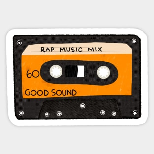 Rap Music mixtape Sticker